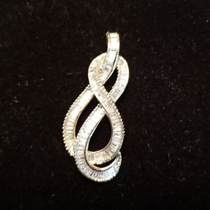 Diamond Baguette Pendant